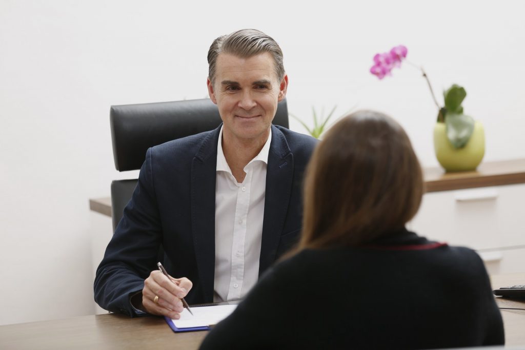 Patientengespräch mit Prof. Stoffel in München